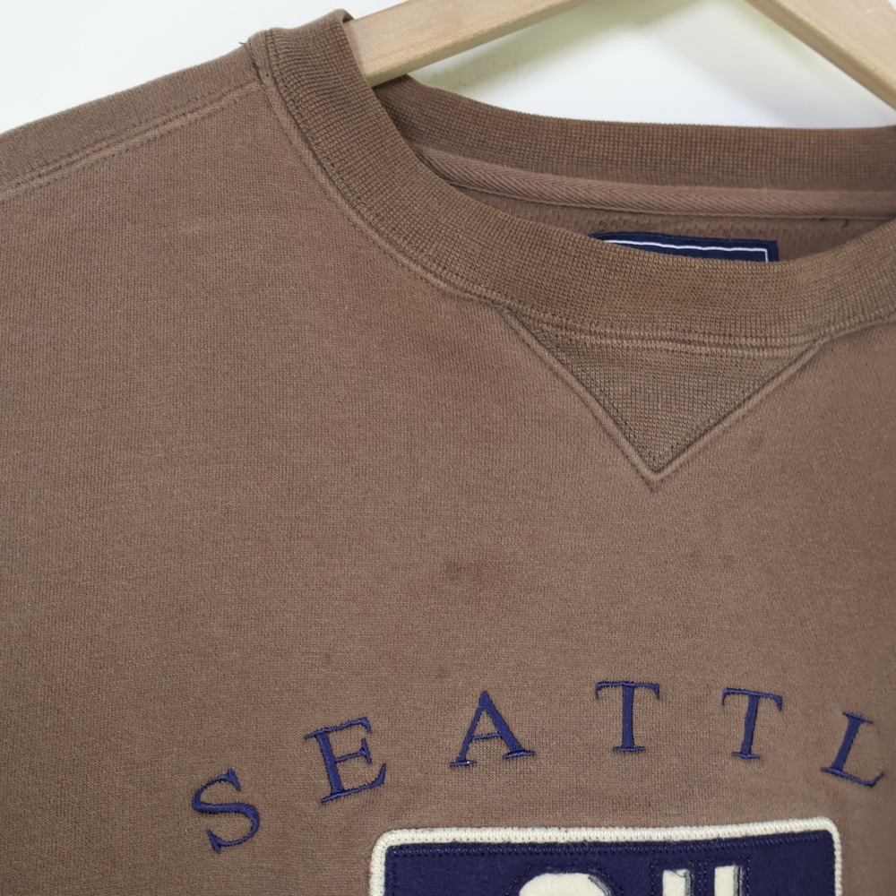 Vintage Seattle University Jansport Sweatshirt‎ Size Medium Brown Crewneck - Picture 4 of 11